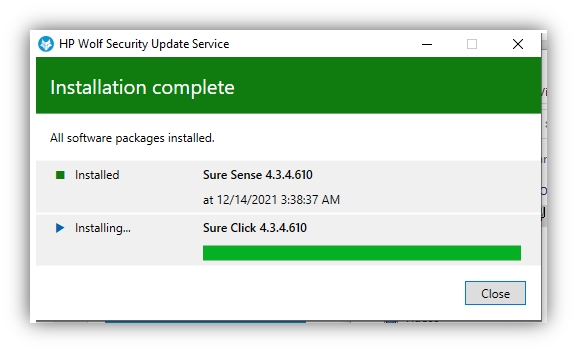 HP Wolf Pro Security Support