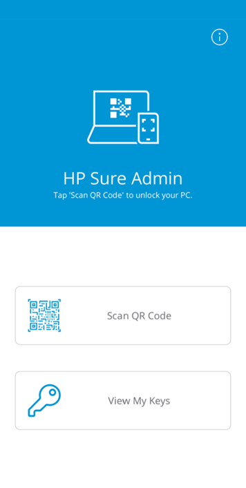 Installing the HP Sure Admin Phone App