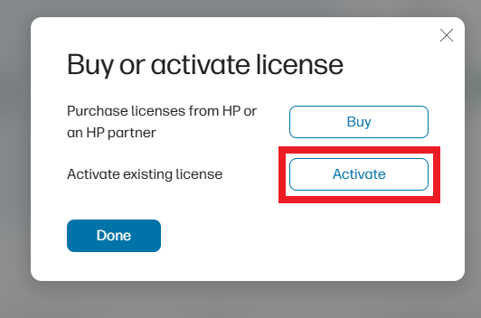 Adding/activating your license