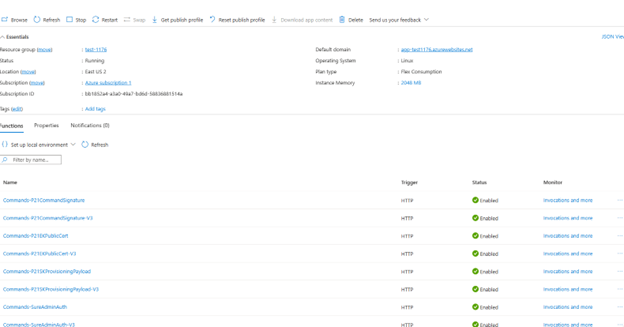 HP Sure Admin KMS Upgrade from Azure Marketplace