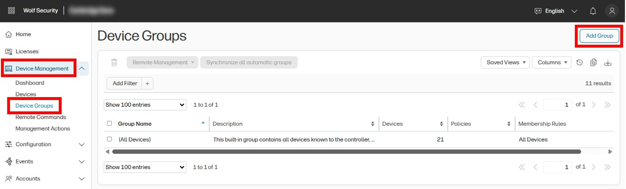 Associating a Device Group with Entra ID groups