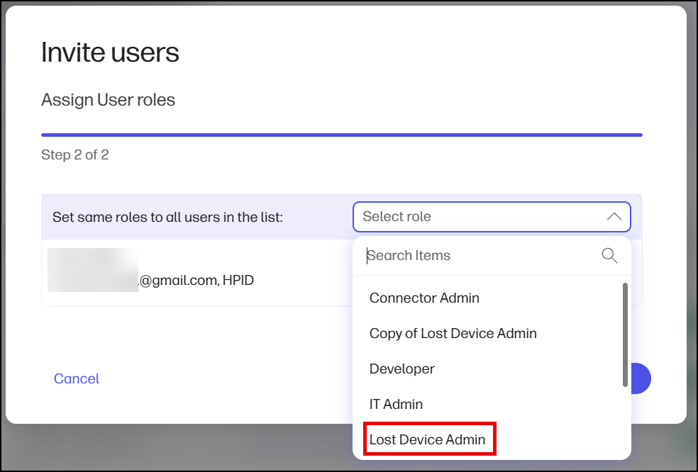 Protect and Trace: Adding Users (Lost Device Admins) as Approvers